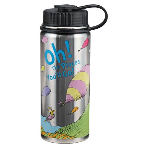 Dr. Seuss Oh the Places You'll Go 18 oz. Vacuum Insulated Stainless Steel Water Bottle